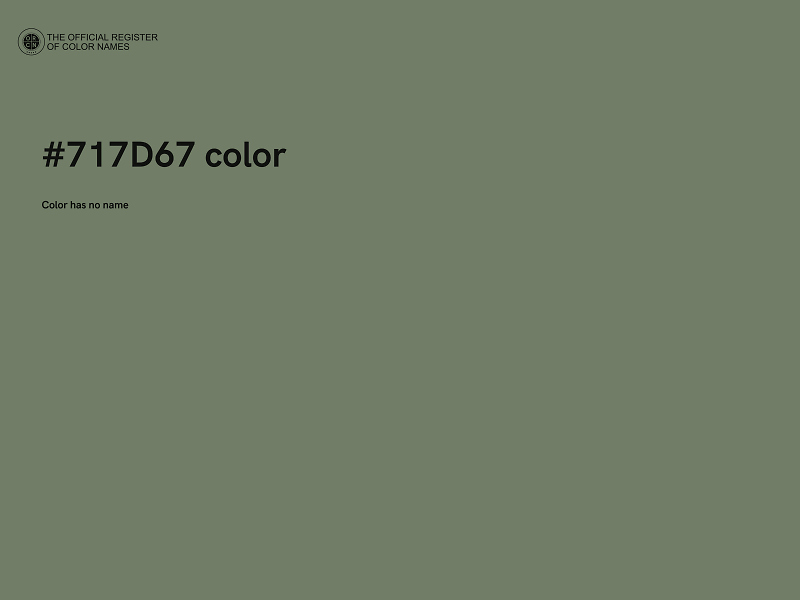 #717D67 color image