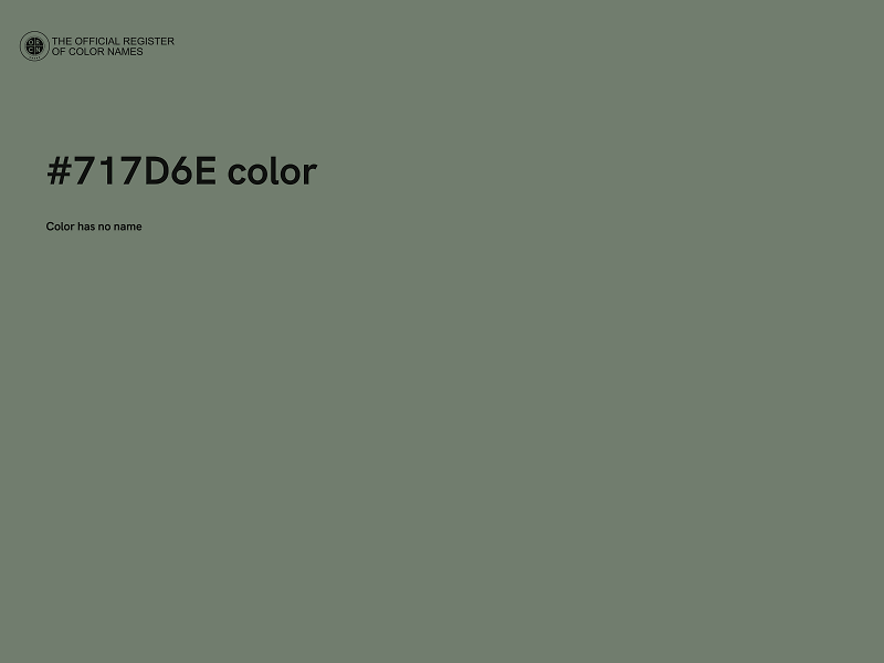 #717D6E color image