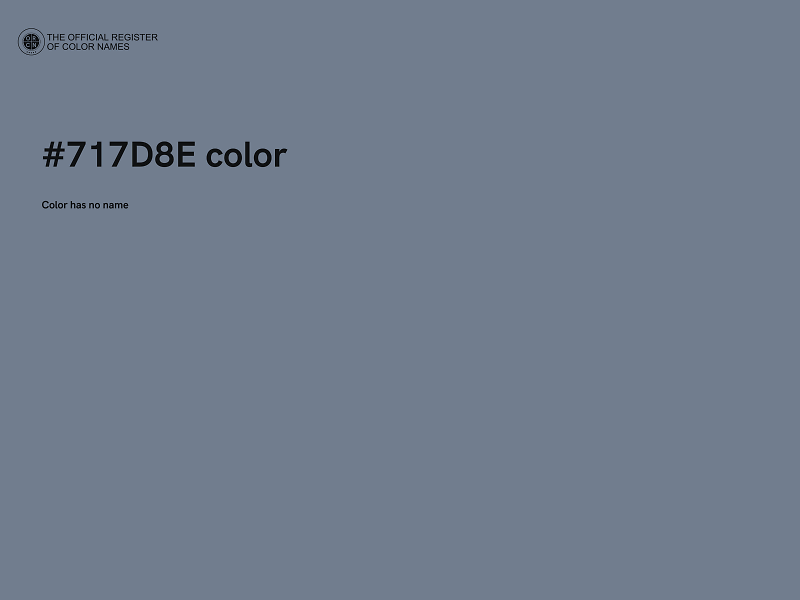 #717D8E color image