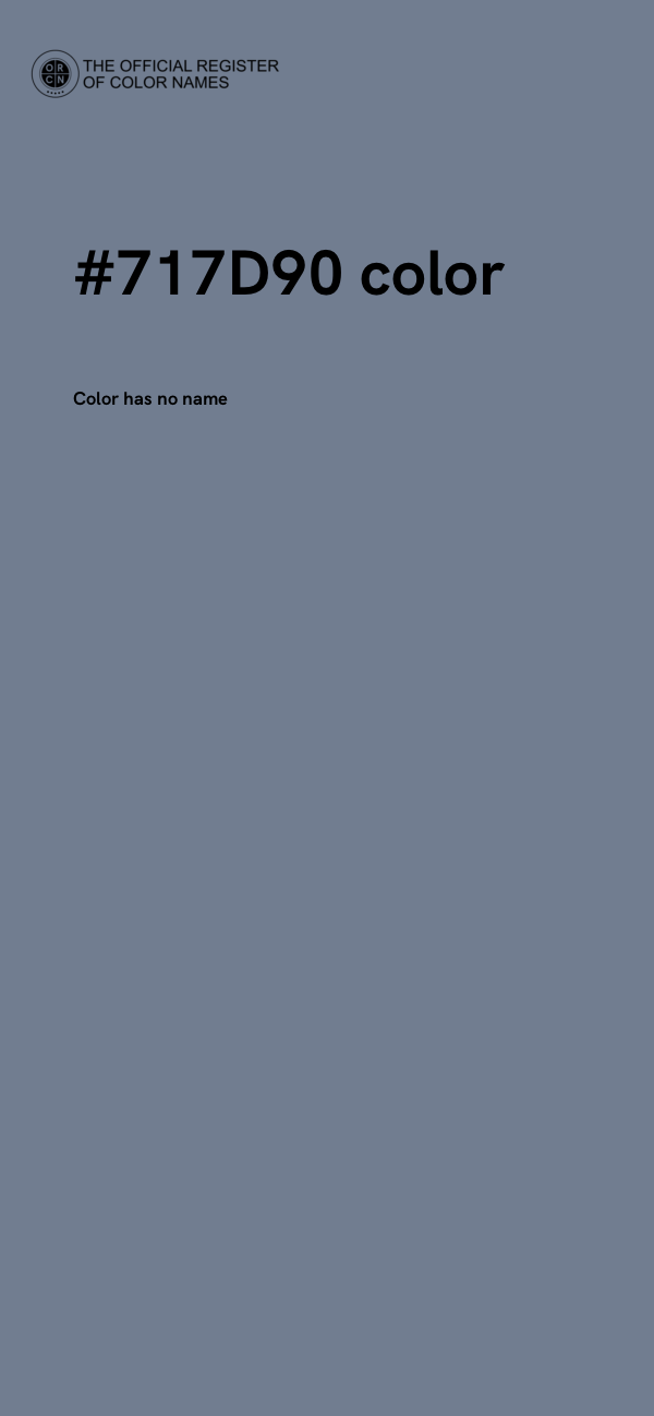 #717D90 color image