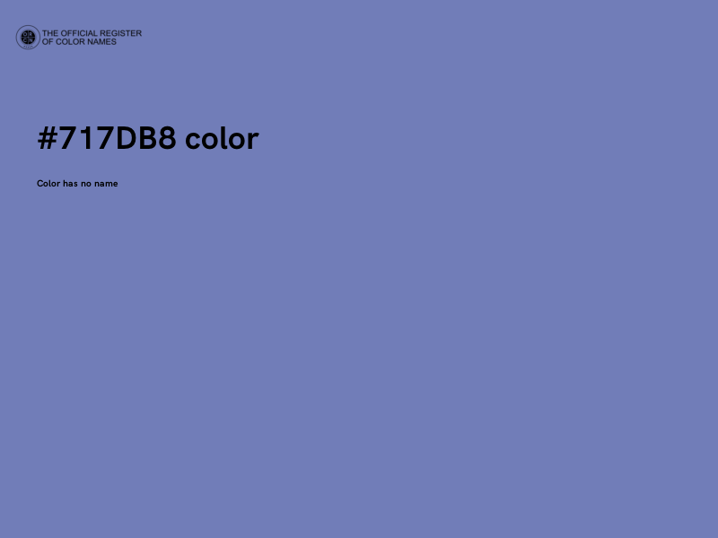 #717DB8 color image