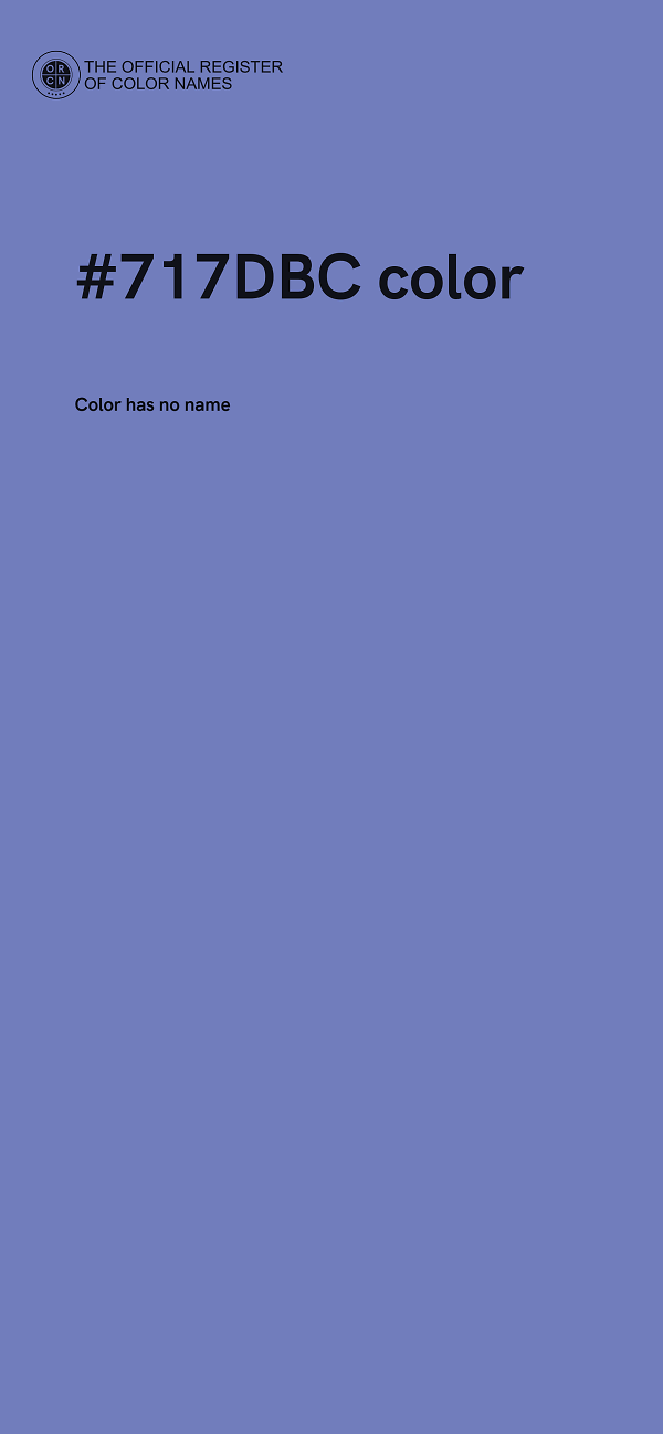 #717DBC color image