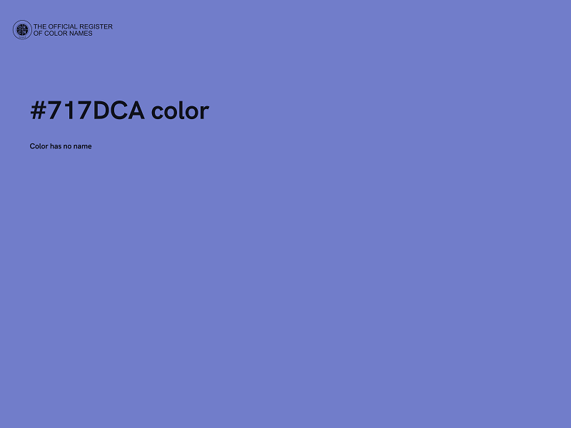 #717DCA color image