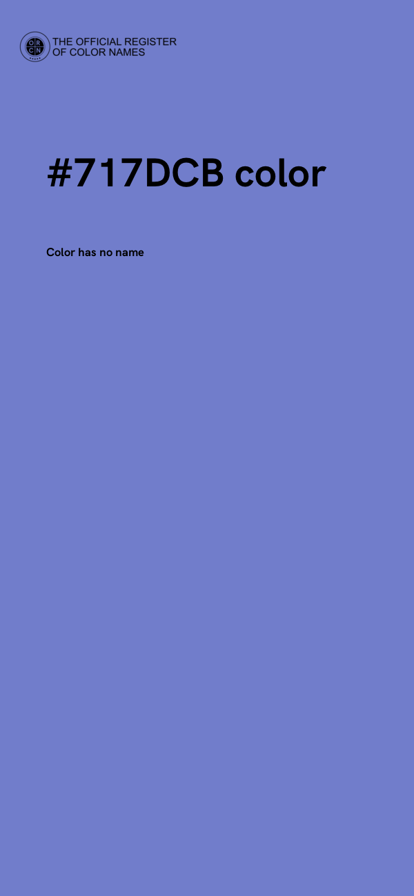#717DCB color image