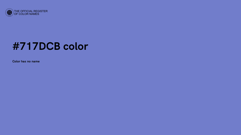 #717DCB color image