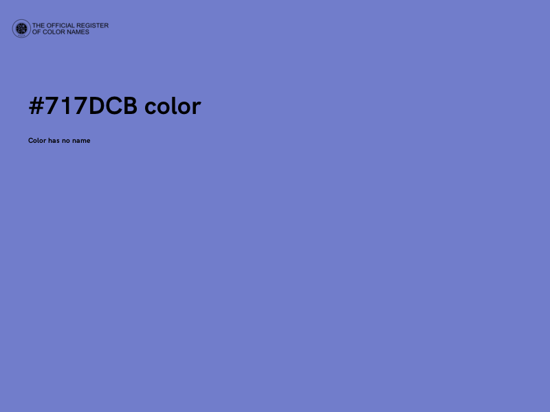#717DCB color image