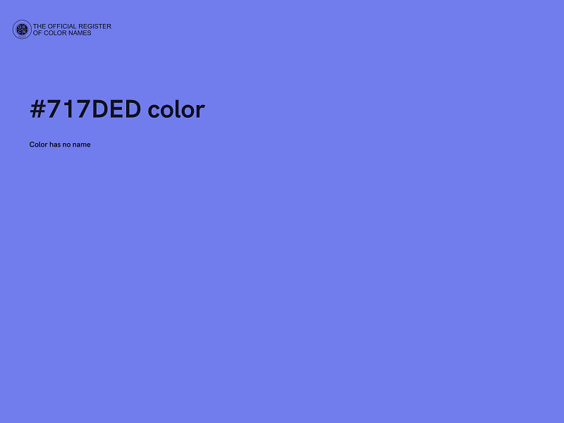 #717DED color image