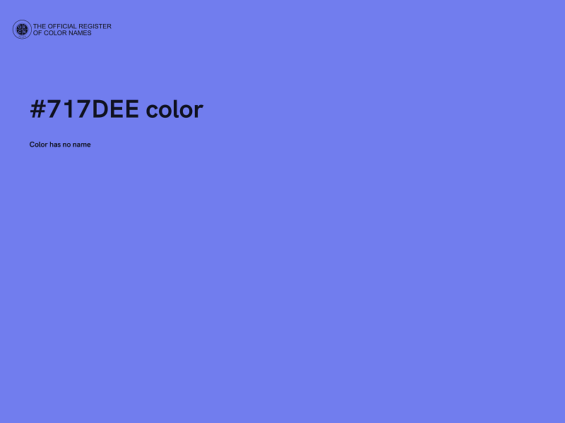 #717DEE color image
