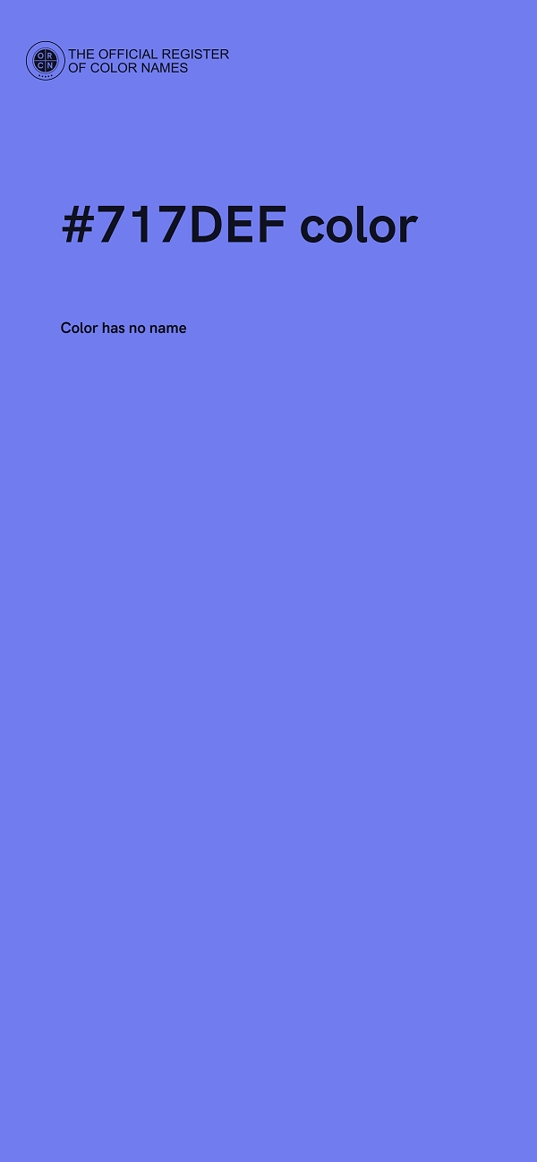 #717DEF color image