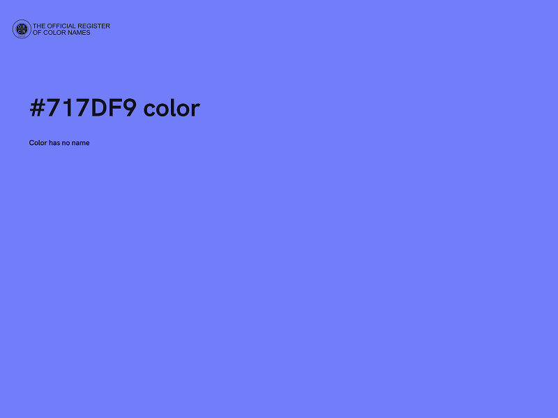 #717DF9 color image