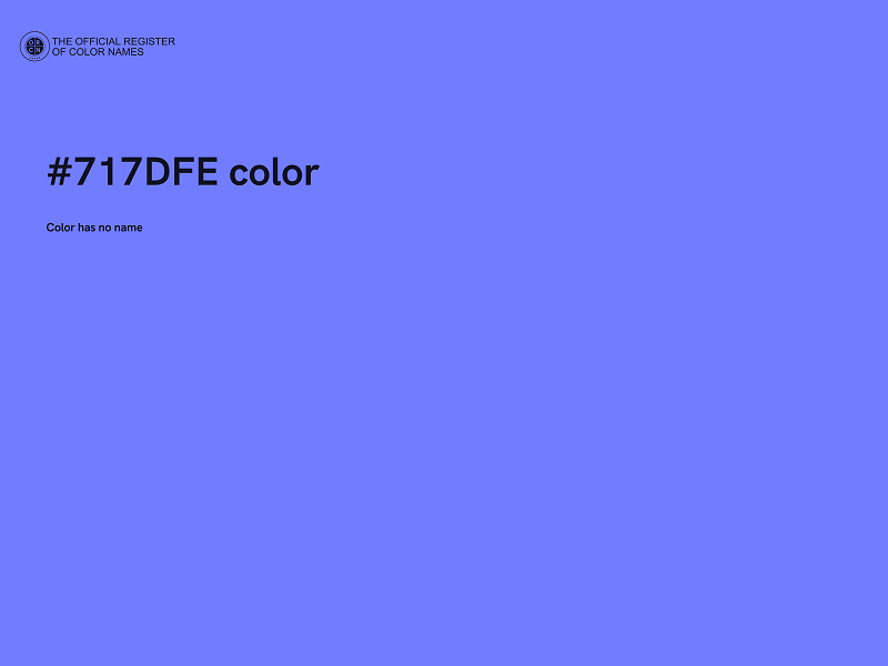 #717DFE color image