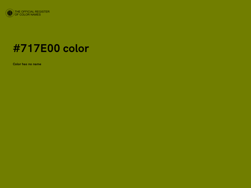 #717E00 color image