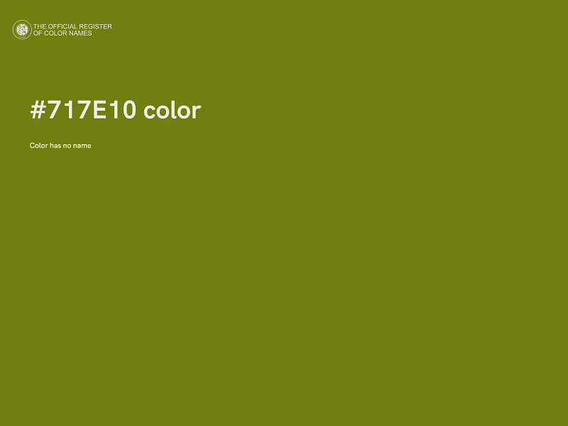 #717E10 color image