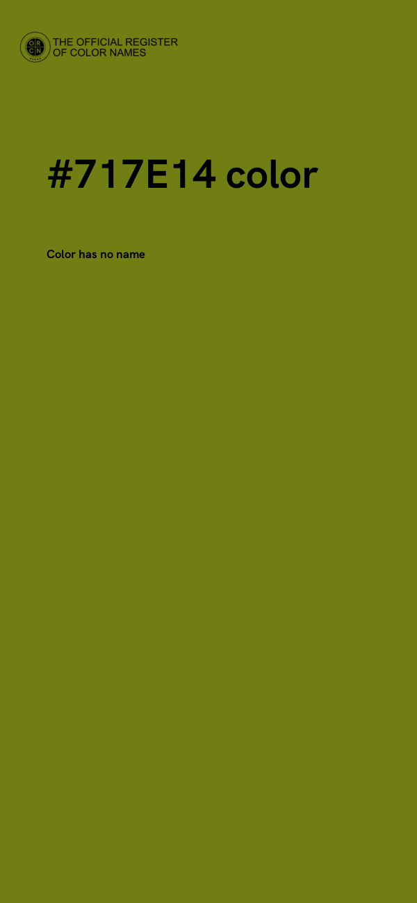 #717E14 color image