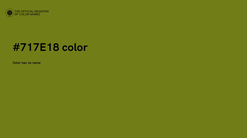 #717E18 color image