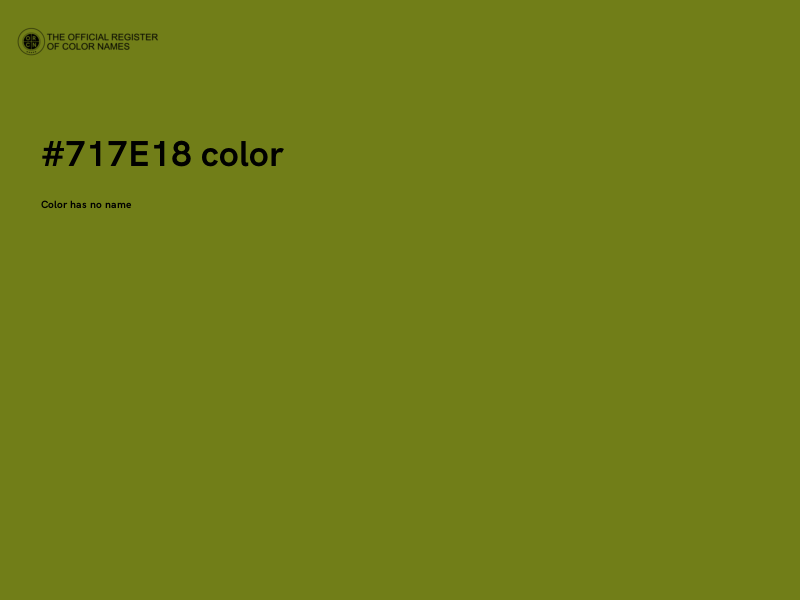 #717E18 color image