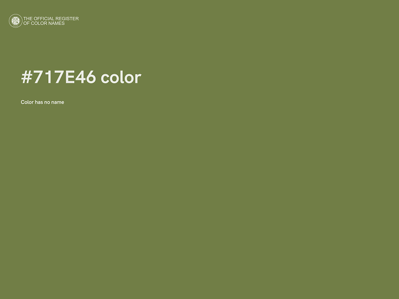 #717E46 color image