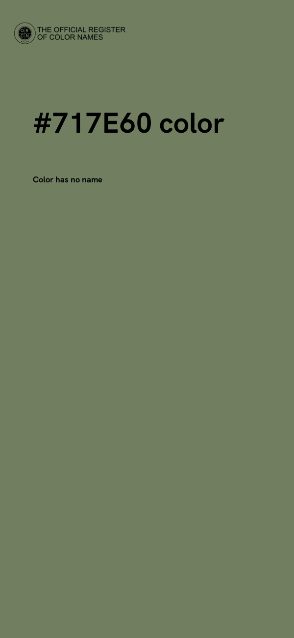 #717E60 color image