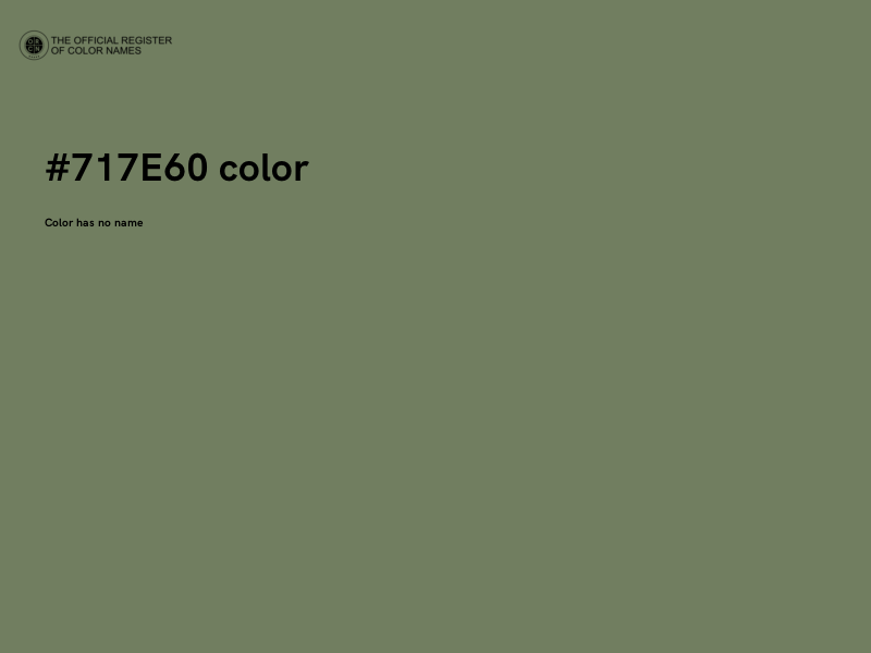 #717E60 color image