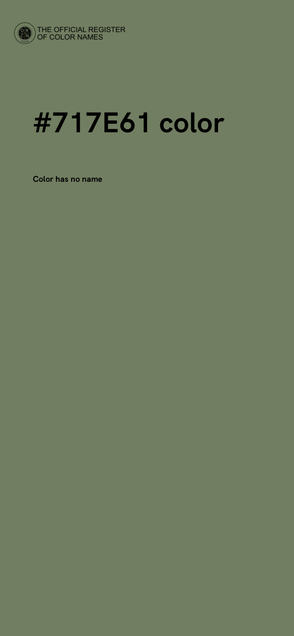 #717E61 color image