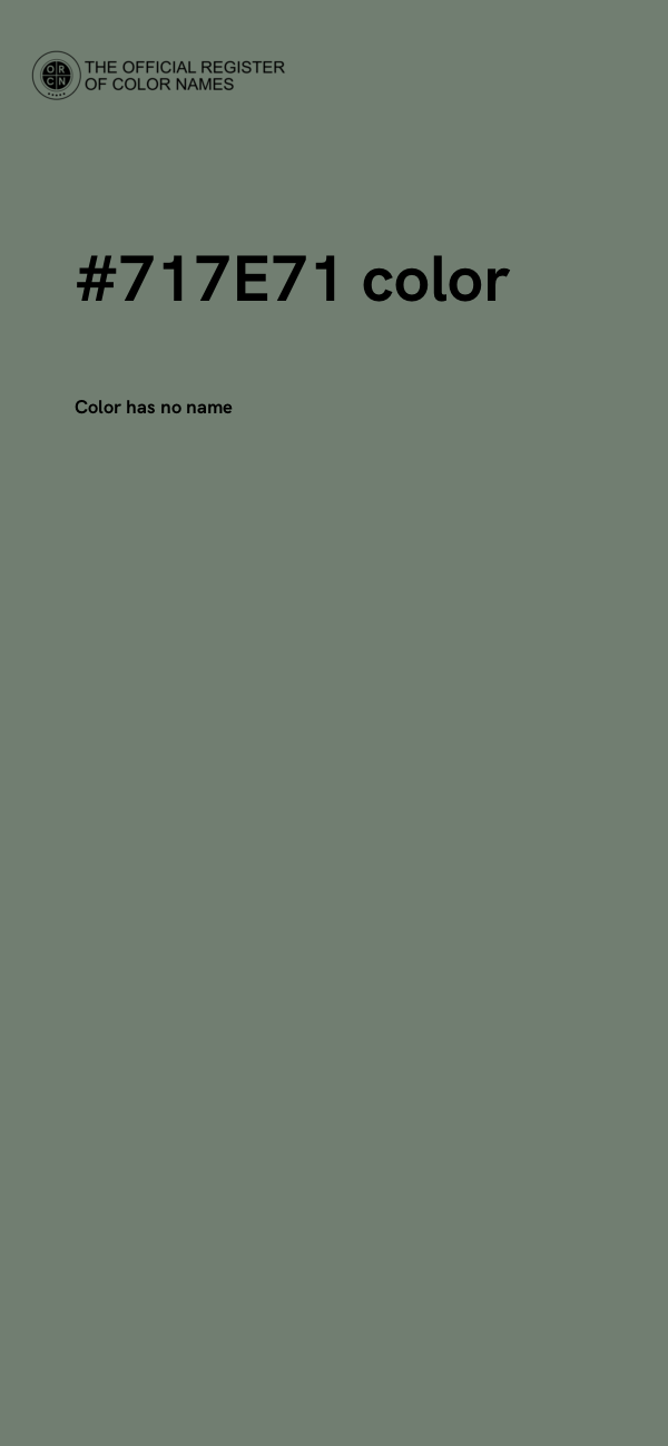 #717E71 color image