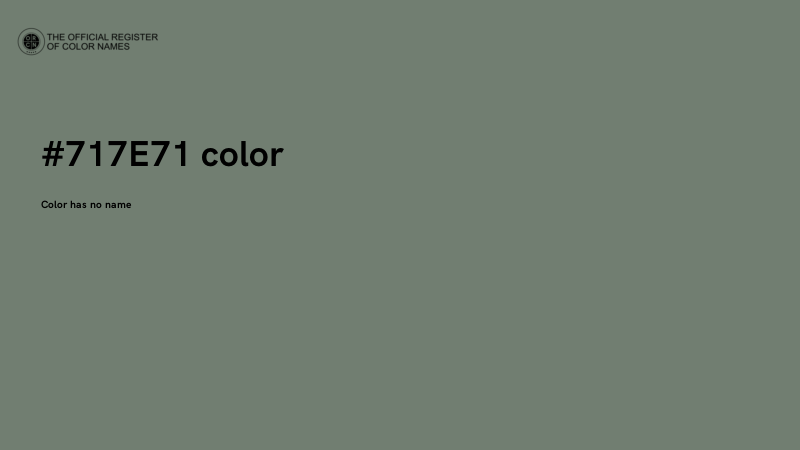 #717E71 color image