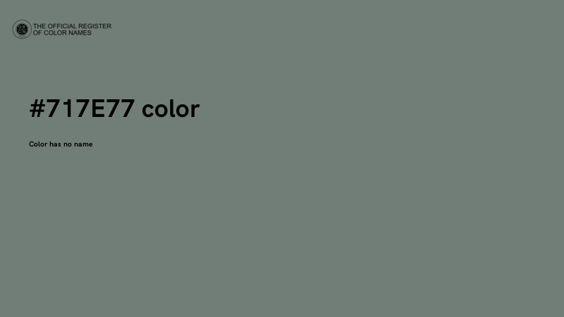 #717E77 color image