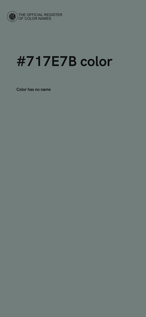 #717E7B color image