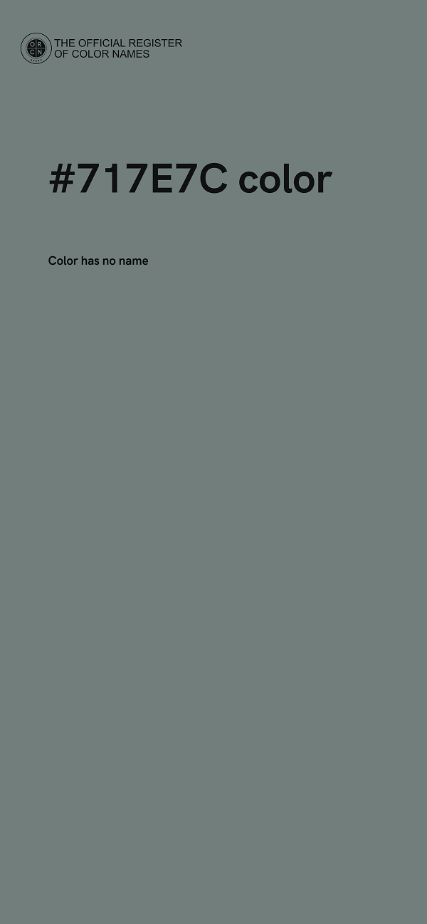 #717E7C color image