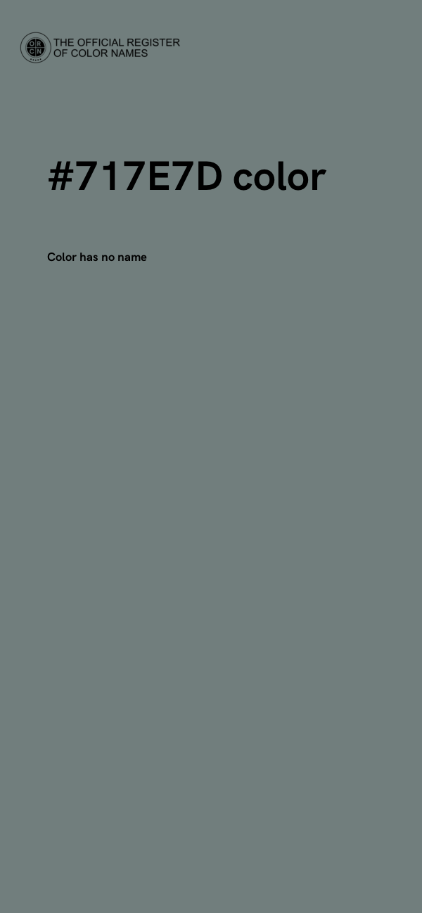 #717E7D color image