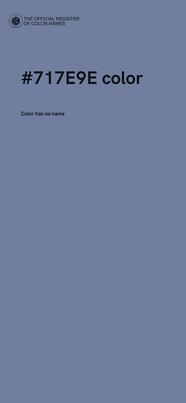 #717E9E color image
