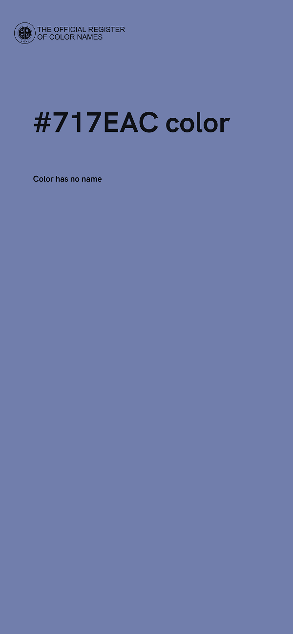 #717EAC color image