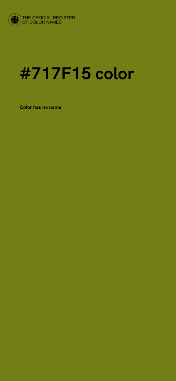 #717F15 color image