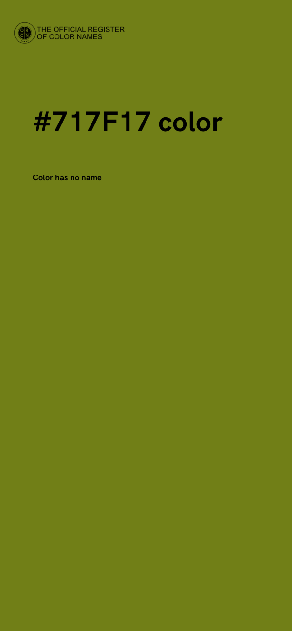 #717F17 color image