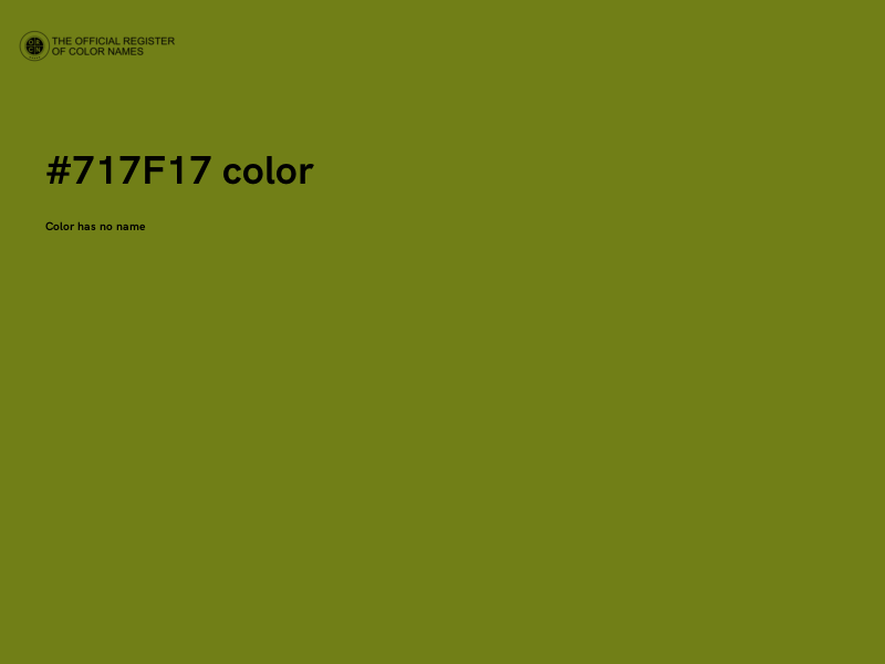 #717F17 color image
