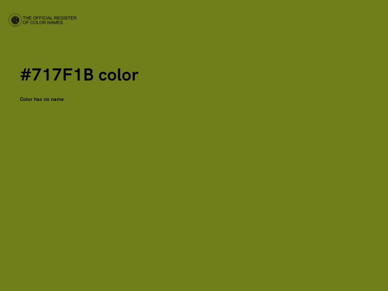 #717F1B color image