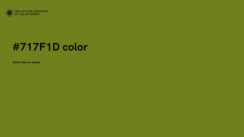 #717F1D color image