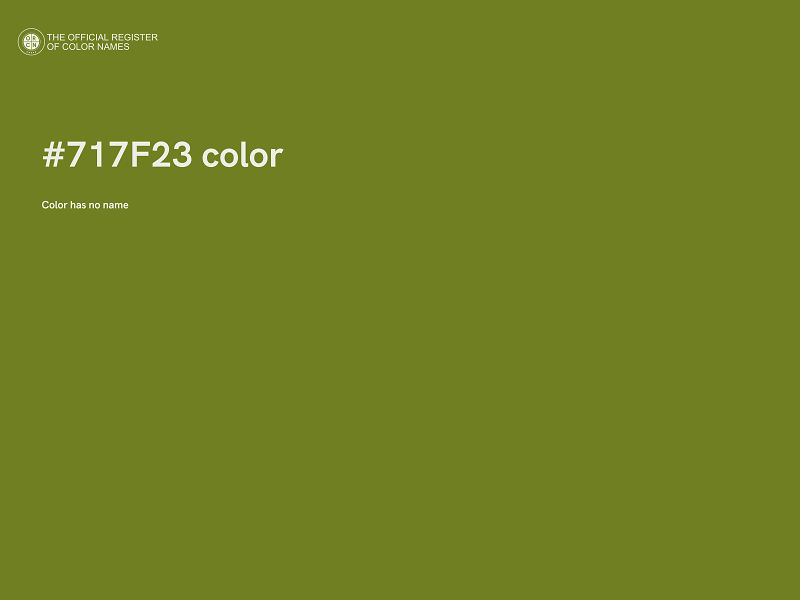 #717F23 color image