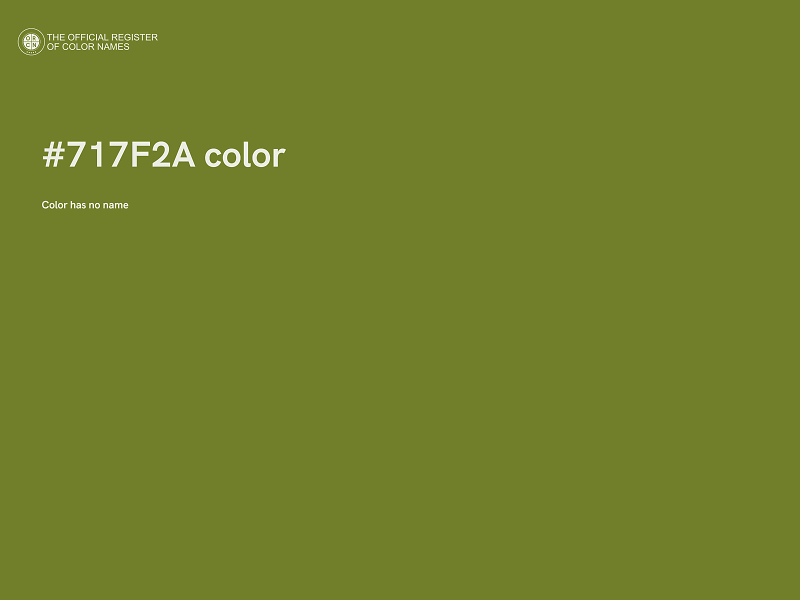 #717F2A color image