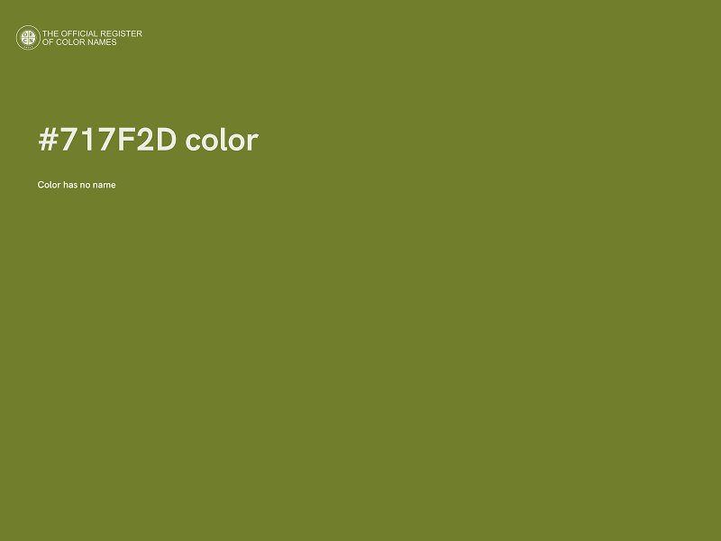 #717F2D color image