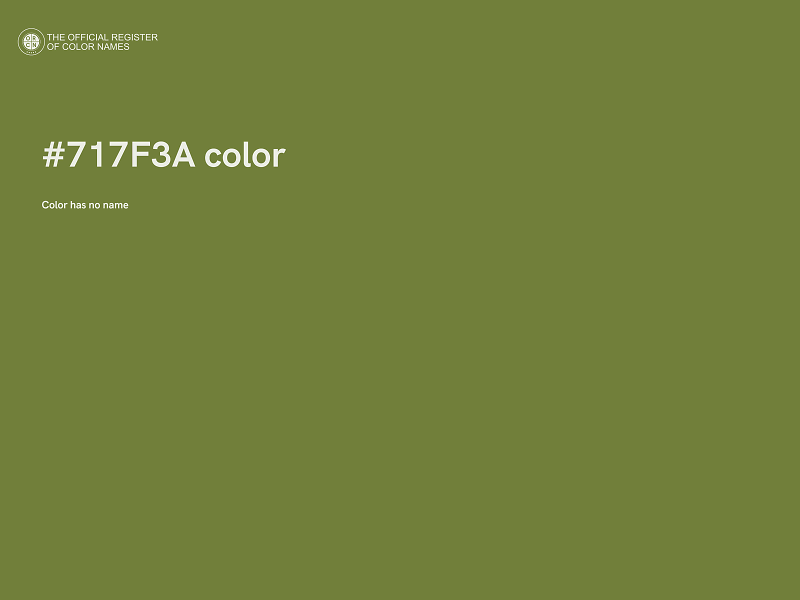 #717F3A color image