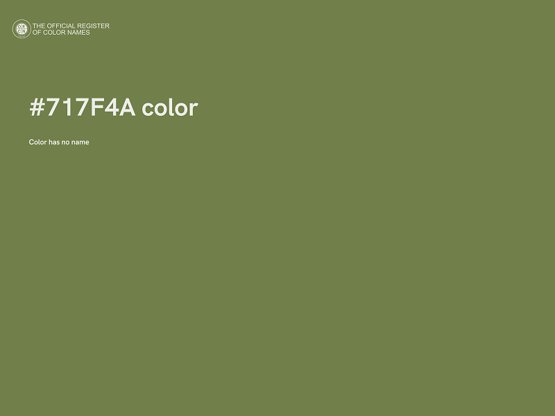 #717F4A color image