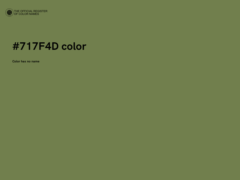 #717F4D color image