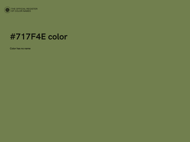 #717F4E color image