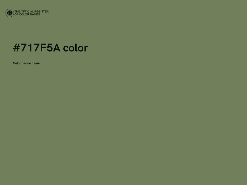 #717F5A color image