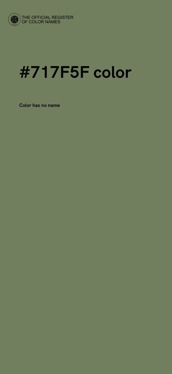 #717F5F color image