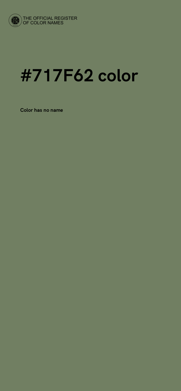 #717F62 color image