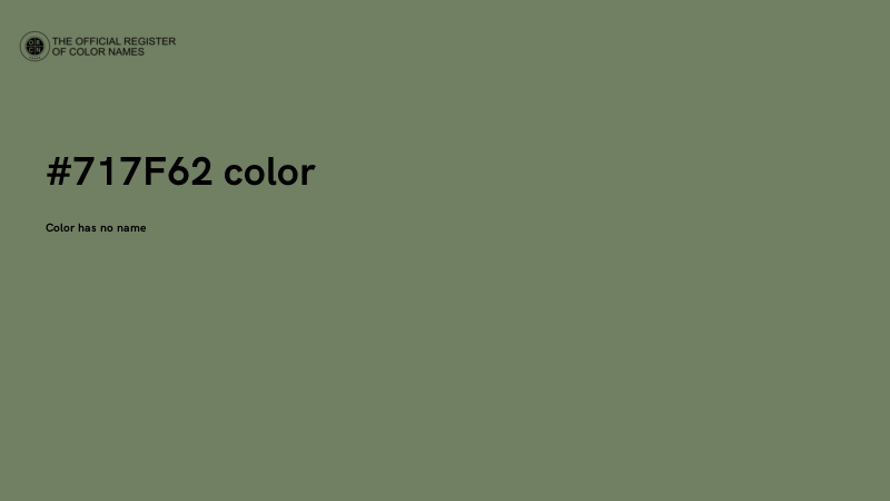 #717F62 color image