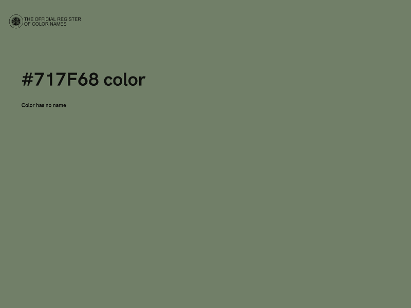 #717F68 color image