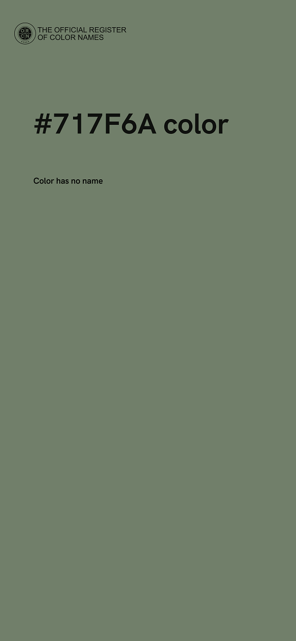 #717F6A color image